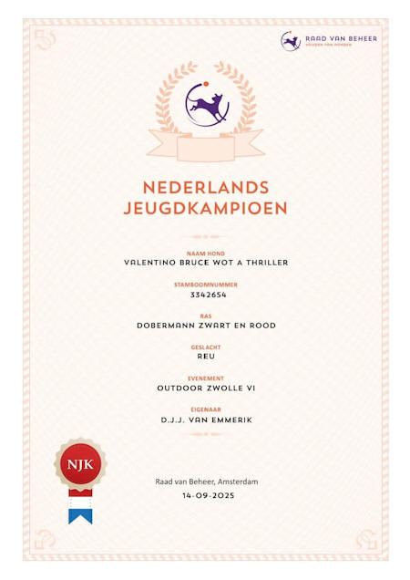 Bruce certificate